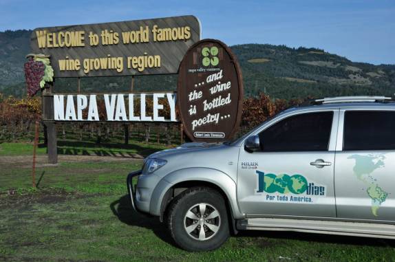 Visitando a mais famosa região produtora de vinhos do país, o Napa Valley, na Califórnia, nos Estados Unidos